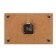 Carty clock is wall-mounted, interior "apple", silent, 30 x 20 cm
