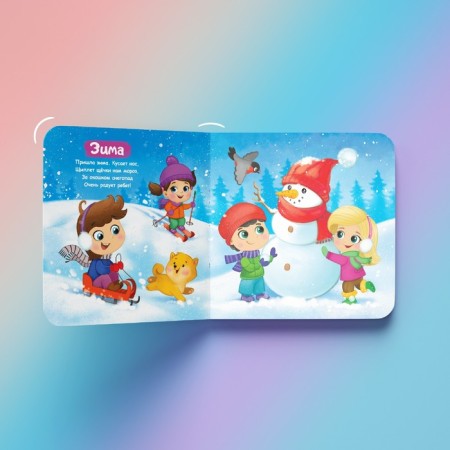 Books Cardboard set “We are getting acquainted with the outside world”, 4 pcs. 10 p.-5
