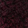 Knitted yarn "Ribbon" with Lurex 85m/170 ± 5 g (black, lurex: fuchsia)