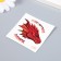 Tattoo on the body color "Turn your dragon" 6x6 cm