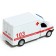 Metal machine "ambulance", 1:32, light and sound, inertia, doors open
