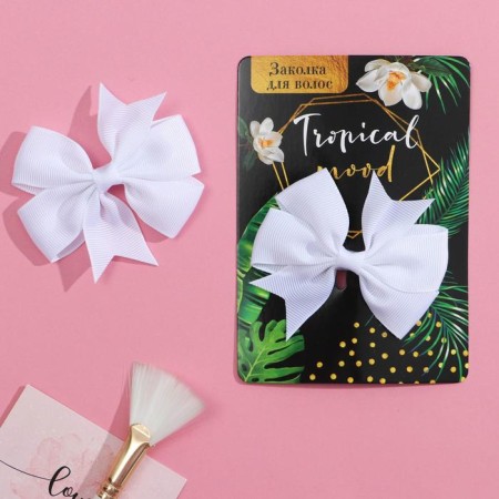 Заколка для волос с бантом «Tropical mood», 10 х 14 см-2