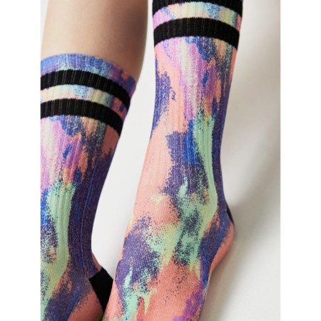 Extended women's socks with CONTE ELEGANT FANTASY ASSORTED, size 23-25, assorted color-3