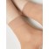 Women's socks with a compacted eye Elegant Tension Soft 40, size 23-25, color Natural