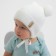 Children's hat minku rr 46-48, milk color
