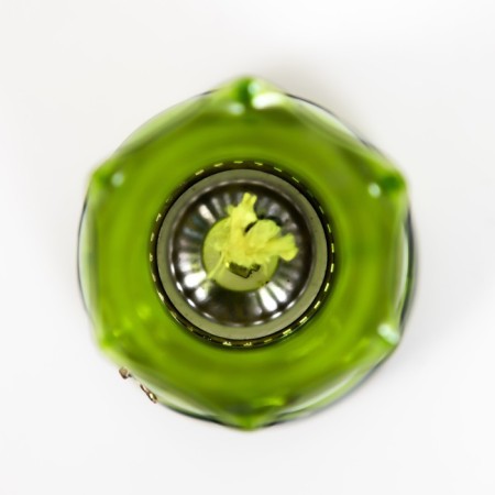 Kerosene lamp decorative green 6.5*6.5*20 cm Risalux-4