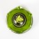 Kerosene lamp decorative green 6.5*6.5*20 cm Risalux