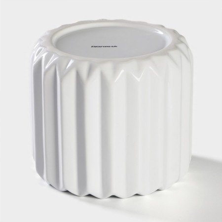Ceramic Bank for bulk products of the Golden Wing, 900 ml, white color-3