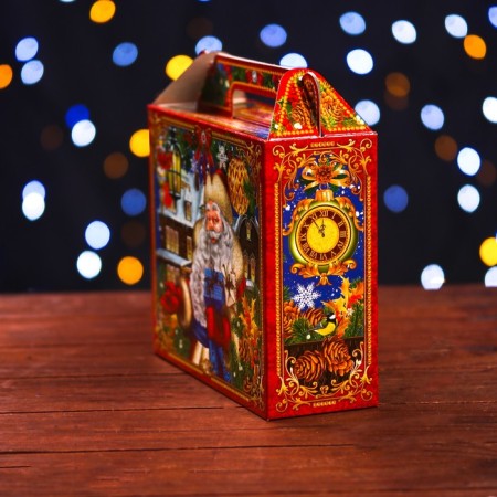 Gift box "Festive collage" 17.3 x 6.5 x 15 cm-3