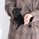 Gloves are female, dimensionless, with insulation, black color