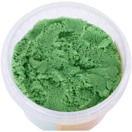 Sand for modeling "Magic sand", green, 500 g, 2 forms.-4