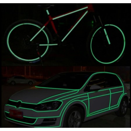 Photoluminescent tape green-yellow glow in the dark 2.5cm*2m-3