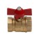 Ballic Aqualink 11B27P1, PN 16, inner/internal thread 1/2, butterfly, brass