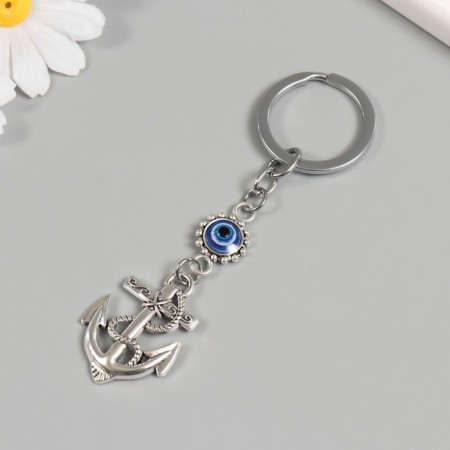 Keychain from the evil eye metal "Anchor" 2.7x6 cm-1