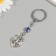 Keychain from the evil eye metal "Anchor" 2.7x6 cm