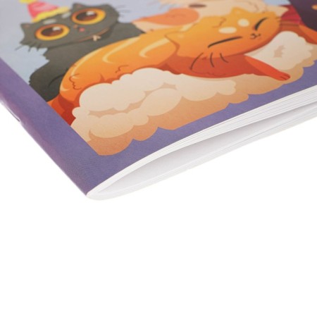 Album for drawing A4, 32 sheets on the clip "Friends", covered cardboard, internal block offset 100 g/m²-3