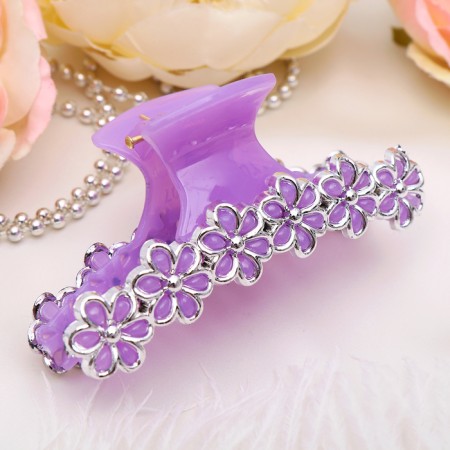 Hair crab "Libretto" Flowers, 9 cm, mix