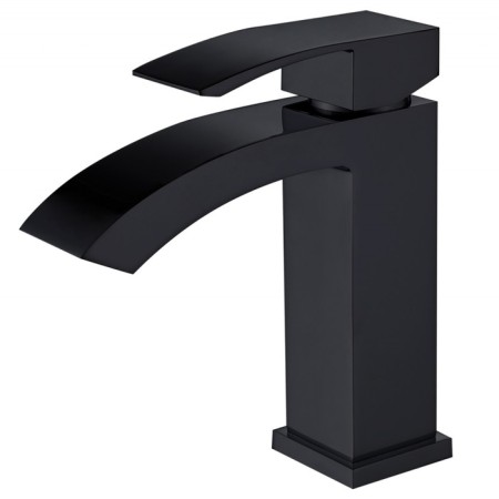 ABBER WASSERFALL AF8610B shell mixer, single -leaf, pour 160 mm, black