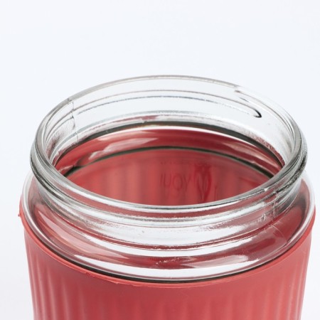 A glass with a lid "Love You", 350 ml, glass-2