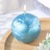 Figure candle "Ball. Planet", 6x5.5 cm, turquoise