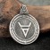 Slavic amulet-suspension "Veles Symbol", 12 g, 39x30 mm