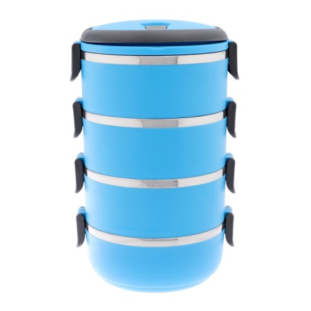 Lunch-Box "Dolyana", 2 l, retains heat 3 hours, 14 x 26 cm, blue