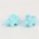 Miniature puppet "dinosaurus", set 2 pcs., Size 1 pc. - 3.5 × 5 × 2 cm, blue color