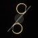 Lamp "Ethinger", 2x3W LED 3000K Chrome 37x10x21 cm
