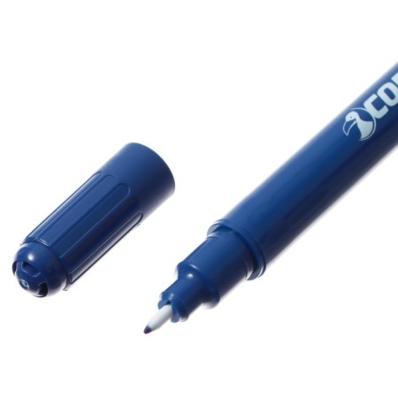 Capillary handle washed, corvina "no problem", bilateral, node 0.7 mm, blue ink blue-5