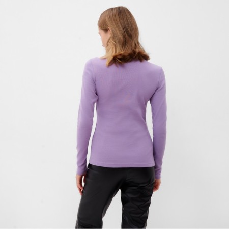 Women's turtleneck Minaku: Basic Line lilac color, size 50-2