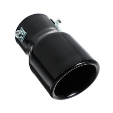 Duffer for a muffler 13.5 × 7.5 cm, planting 60 mm, beveled, black glossy