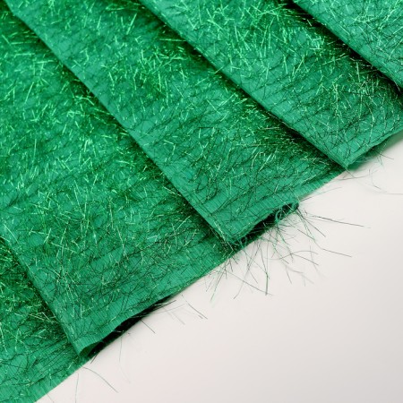 Flap with a foil pile, green color, 100 × 140cm-1