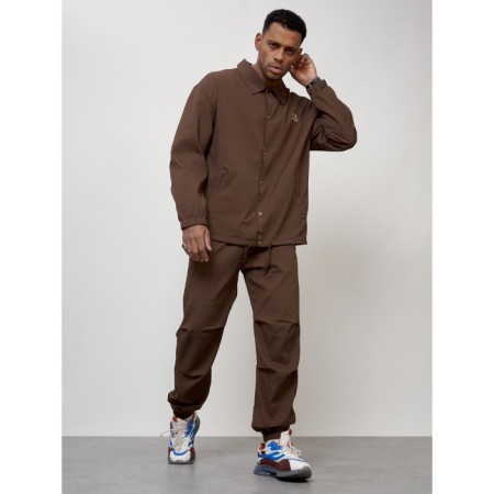 Sports suit men's, size 48, brown color-8