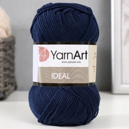 Yarn "IDEAL" 100% cotton 170m/50g (241 dark)