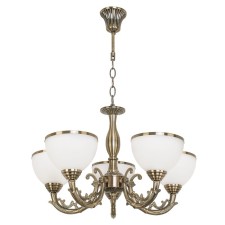 Economic light chandelier 20727/5 E27 40W Antique bronze 56x56x70 cm