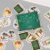 Stickers for creativity "School objects" embossing gold set 48 pcs 9x7x0.8 cm