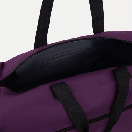 Sports bag with lightning, shoe department, external pocket, purple color-3
