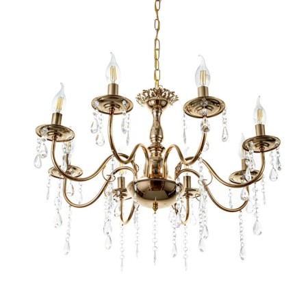 Maldiva chandelier 8he14 40w gold 62x62x32-82cm Bayerlux-1