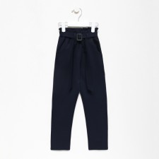 School pants for girls, dark blue color, height 152 cm