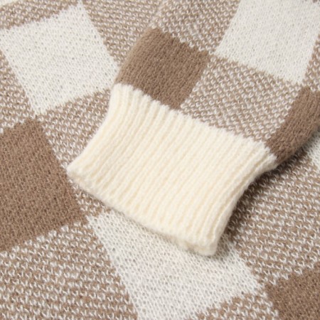 Women's sweater, beige color, size 44-48-3