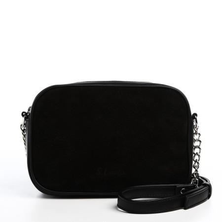 Bag Cross-Bodi with a zipper, black color