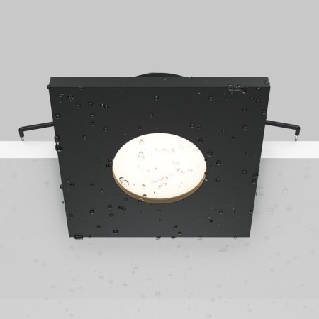 Building lamp Technical DL083-01-GU10-SQ-B, 1x50W, 8.4x8.4x2.9 cm, GU10, Black color black-4