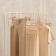Shoulders - a clothes hanger with reinforced shoulders Ladoom Laconique, 42 × 24 × 3.2 cm, pink color