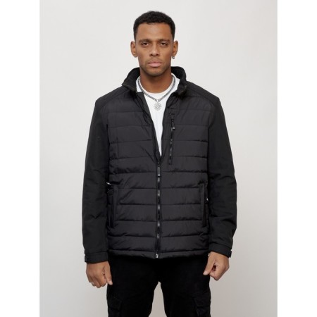 Male spring jacket, size 58, black color-4