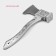A hammer for meat with an ax of the Dolyan, 22 cm