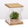 Box for flowers with a vase and PVC windows, folding, 23 x 30 x 23 cm, craft