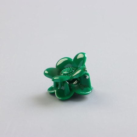 Clips for plants, set 10 pcs "Flower", green-4