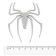 Schildik Metalloplastics SW "Spider" 60*80 mm, Sebl-034