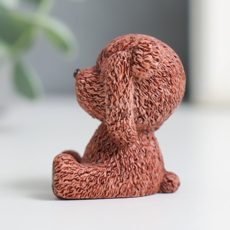 Souvenir Polystone "Bear - I do not hear, I do not see, I will not say" mix 4x2.5x3 cm-5