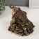 NECK Polystone Bronze "Cash toad with coin on the mountain of coins" 16.2x19x16.5 cm